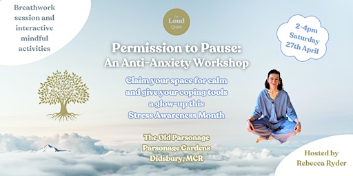 Imagem principal do evento Permission to Pause: A Stress Awareness Month Workshop