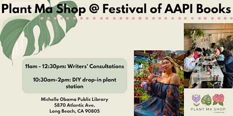 Plant Ma Shop Pop-Up @ Festival of AAPI Books