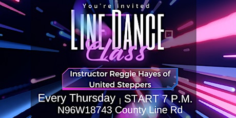 Line Dance Class by Instructor Reggie Hayes of United Steppers