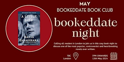 COSY LONDON BOOK CLUB - Discussing "A Little Life" by Hanya Yanagihara primary image