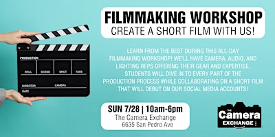Imagem principal do evento One-Day Intensive Filmmaking Workshop: Create a Short Film with Us!