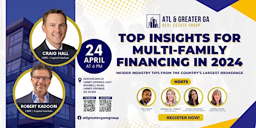 Image principale de Atl & Greater GA Real Estate Group Multifamily Networking Event