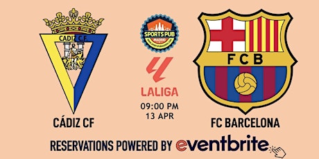 Cadiz CF v FC Barcelona | LaLiga - Sports Pub Malasaña primary image