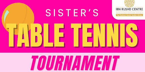 Imagem principal do evento IRC's Sister's Table Tennis Tournament