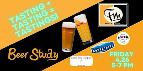 Brewery Tasting W/Booneshine, Maine, and Burial(CH Store)