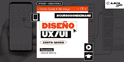 Imagem principal do evento Curso de diseño UX/UI