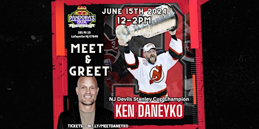 Imagem principal do evento NJ Devils Ken Daneyko Meet & Greet & Pandora's Box Toys & Collectibles