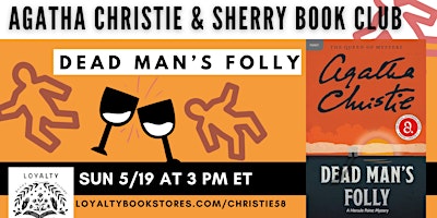 Primaire afbeelding van Agatha Christie + Sherry Book Club Chats DEAD MAN'S FOLLY