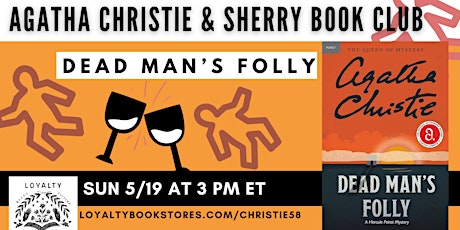 Image principale de Agatha Christie + Sherry Book Club Chats DEAD MAN'S FOLLY