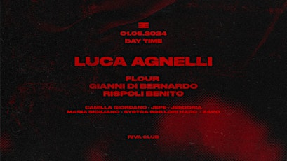 01.05.2024 Tendenza presents LUCA AGNELLI @ RIVA CLUB in day time