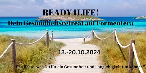 READY4LIFE! - Dein Gesundheitsretreat auf Formentera   ( 7 Tage) primary image