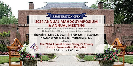 Imagem principal do evento 2024  Annual MAHDC Symposium  & Annual Meeting