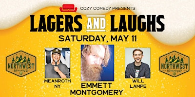 Imagem principal do evento Comedy! Lagers & Laughs: Emmet Montgomery!