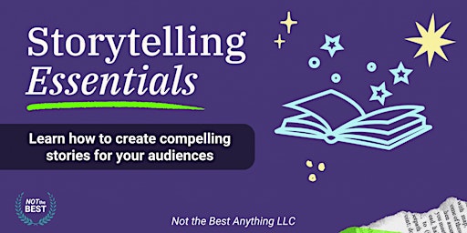 Immagine principale di MAY: Storytelling Essentials VIRTUAL Webinar 