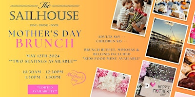 Primaire afbeelding van Mother's Day Brunch at The Sailhouse!
