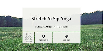 Stretch 'n Sip Yoga primary image