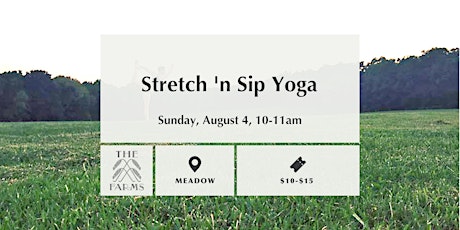 Stretch 'n Sip Yoga