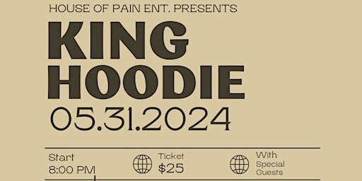 Imagem principal do evento King Hoodie Live In Concert