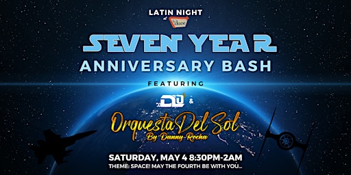 7 Year Ann. Salsa/Bachata Bash ft. Orquesta Del Sol  primärbild