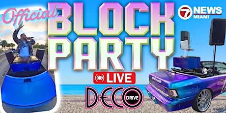 The Official DJ Car Block Party - LIVE ON AIR! Seen On @OnlyInDade