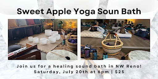 Imagem principal do evento Sound Bath at Sweet Apple Yoga