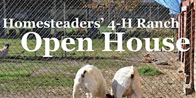 Imagem principal do evento 4-H Ranch Open House--FREE! Come & Go. No reservations needed.