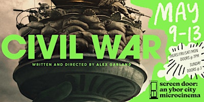 Hauptbild für CIVIL WAR (2024) by Alex Garland