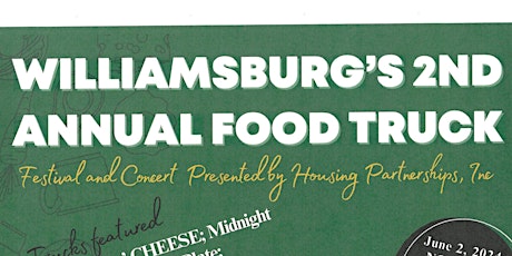 Williamsburg's 2nd Annual Food Truck Festival and Concert