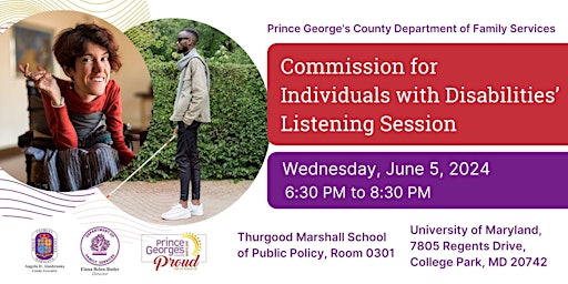 Image principale de Commission for Individuals with Disabilities’ Listening Session