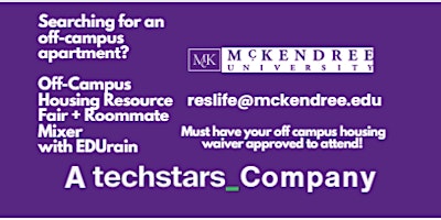 Off-Campus Housing Fair & Roommate Mixer On Campus At McKendree University primary image