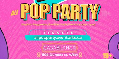Imagem principal do evento POP PARTY !