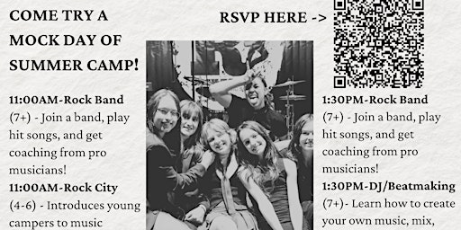 Primaire afbeelding van Bach to Rock Summer Camp Sampler!