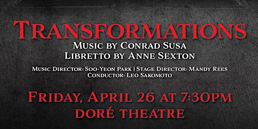 CSUB Opera: TRANSFORMATIONS primary image