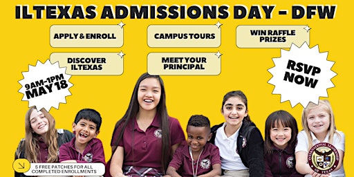 ILTexas Admissions Day - Woodhaven K-8 & North Richland Hills K-8 primary image