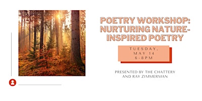 Poetry Workshop: Nurturing Nature-inspired Poetry - IN-PERSON CLASS primary image