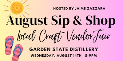 Image principale de August Sip & Shop  Vendor Fair