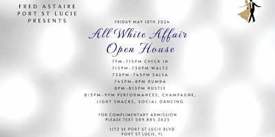 All White Affair Open House primary image