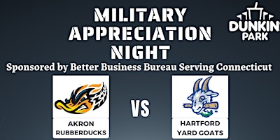 IW Connecticut Military Appreciation Baseball Game primary image