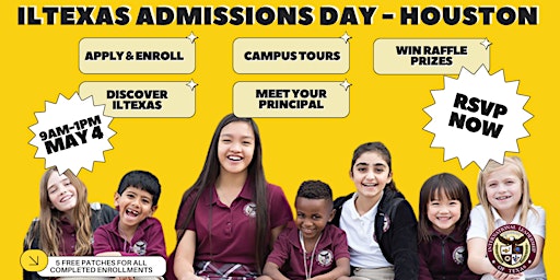 Hauptbild für ILTexas Admissions Day - College Station K-8 & Aggieland HS