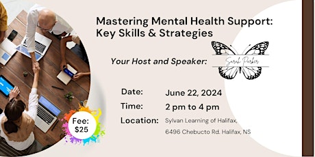 Mastering Mental Health Support Workshop in Halifax, NS