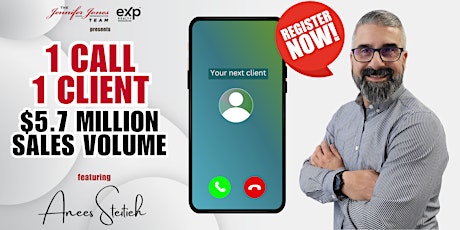 1 Call. 1 Client. $5.7 Million in Sales Volume!