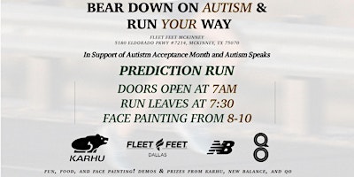 Imagem principal de Bear Down On Autism And Run Your Way!