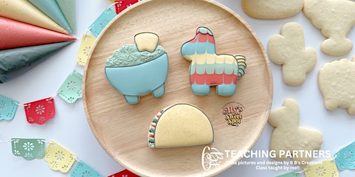 Imagem principal do evento Taco Tuesday Cookie Decorating Class - Beginner Friendly