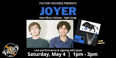 Joyer New Album Release Party primary image