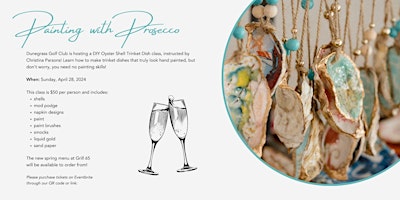 Imagem principal do evento Painting with Prosecco: Oyster Shells