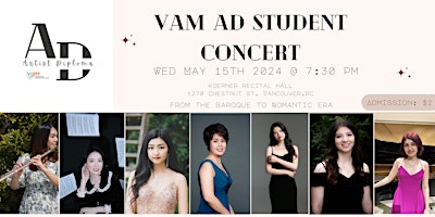 Imagen principal de VAM AD Student Concert