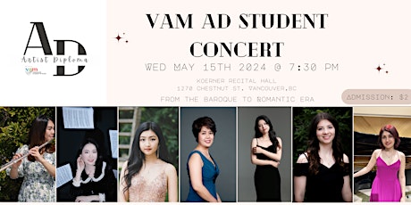 VAM AD Student Concert