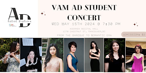 Hauptbild für VAM AD Student Concert