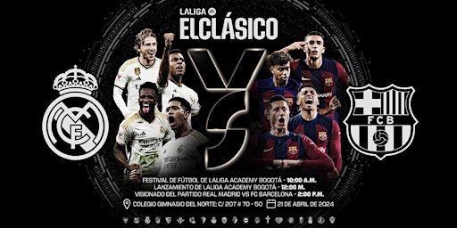 Festival de Fútbol de LALIGA Academy Bogotá + Fan Fest de ElClásico primary image