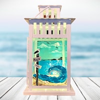 Seaside Heights Beach Lantern with Fairy Lights at Sidelines primary image